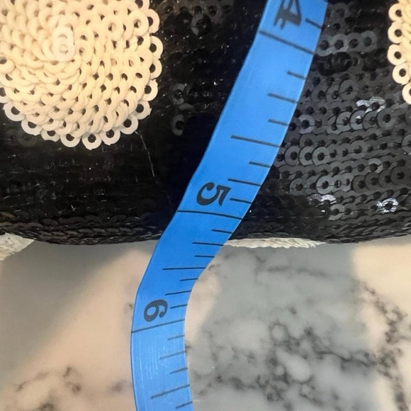 Betsey Johnson Polka Dot Mini Sequin Handbag - Picture 5 of 8